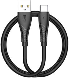 BWOO Kábel USB - USB-C 1m 27W 3A Fekete BO-X318C