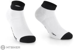 ASSOS RS SUPERLEGER alacsony zokni, fehér sorozat (I (EU 39 - 42))