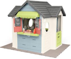 Smoby Căsuță cu restaurant și magazin pe pardosea Chef House Life Smoby extensibilă (SM810256-R) Casuta pentru copii