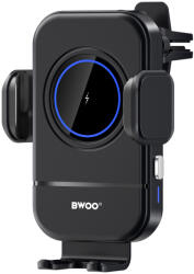 BWOO Automatikus 15W Vezeték Nélküli Töltő Autós Tartó ZJ137