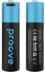 Proove Tölthető AA Akkumulátorok 2400mWh 2db fekete