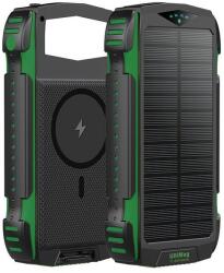 4smarts Powerbank Solár TitanPackRugged UltiMag 20000mAh zöld 540244