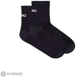 POC Cadence Road rövid zokni, uránfekete (M)
