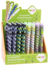 Happy Color Roller gel cu rescriere Happy Color, 0.5 mm, albastru, Go Alien, diverse culori, display 40 de bucati HA412001AL-3KP40