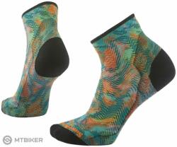Smartwool Bike Zero Cushion Jungle Music Print női zokni, mézes-arany (S)
