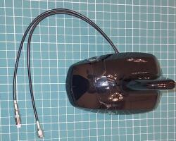  2J Cápa Antenna TETRA Rádió + GPS - Autós Fúrható Fekete (TJA-034-999)