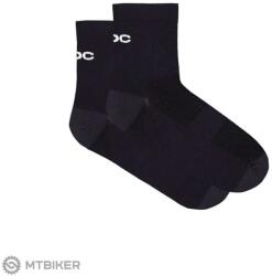 POC Cadence Road rövid zokni, uránfekete (S)