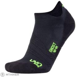 UYN CYCLING GHOST zokni, fekete/fluo sárga (42/44)