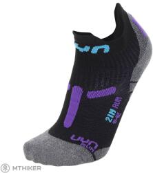 UYN RUN 2IN női zokni, fekete/lila (37/38)