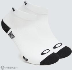 Oakley bordás ellipszis zokni, fehér (L)