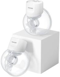 Momcozy Pompă electrică dublă pentru sân Momcozy - S12 Pro, Hands-free, White (BP167-WH00BA-A)