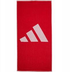 Adidas 3BAR Small piros törölköző, 50×100cm, pamut, férfi és gyerekeknek, labdarúgáshoz (IR6243)