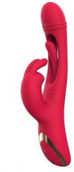 Guilty Toys Vibrator Yara, Vibrating & Tapping, Silicon, USB Magentic, Rosu, 24.1 cm, Guilty Toys, Sexxify Vibrator