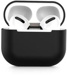 Haffner Szilikon védőtok Apple AirPods 3 fülhallgatóhoz - fekete - ECO csomagolás (FN0268) (FN0268)