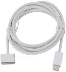 Type-C MagSafe3 kábel, 140W, T-Style 5Pin csatlakozóval, fehér, 2 méter (Type-C MagSafe3)