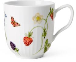 Kähler Bögre HAMMERSHOI SUMMER - SUMMER BERRIES 330 ml, fehér, porcelán, Kähler (KHL692622)