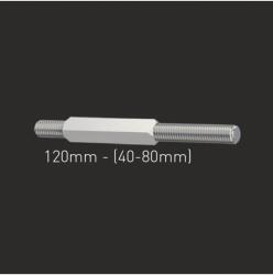 Medos Surub de prindere Medos pentru manerele spatiale din aluminiu forma rectangulara/triunghiulara grosime profil 40-80 mm