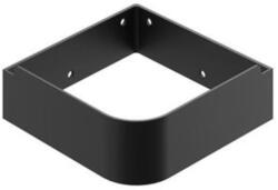 RAVAK Yard mosdótartó 22.1x22.1 cm négyzet fekete matt X01779 (X01779)