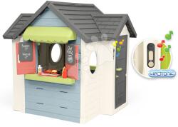 Smoby Házikó étteremmel és bolttal teljes ajtóval Chef House Life Smoby elektronikus csengővel és tovább bővíthető (SM810256-S)