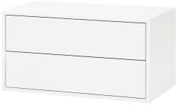 Leziter Boxie 2 fiókos fali szekrény 40x80x37 cm fehér (LBX40802FF) - platinashop