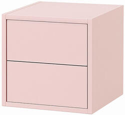 Leziter Boxie 2 fiókos fali szekrény 40x40x37 cm pink (LBX40402FPI) - platinashop