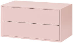 Leziter Boxie 2 fiókos fali szekrény 40x80x37 cm pink (LBX40802FPI) - platinashop