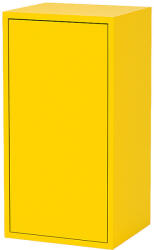 Leziter Boxie 1 ajtós fali szekrény 80x40x37 cm sárga (LBX80401ASA) - platinashop