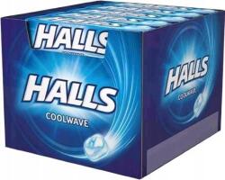 HALLS COOLWAVE mentolos cukorkák dobozban 20 x 33, 5 g