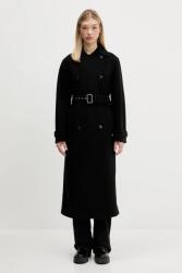 HUGO BOSS kabát gyapjú keverékből fekete, 50547616 - fekete 34