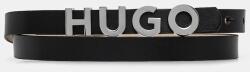 HUGO bőr öv fekete, női, 50536876 - fekete 85