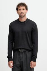 BOSS Orange gyapjú pulóver - fekete M