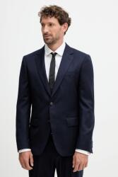 BOSS gyapjú kabát - sötétkék 50 - answear - 144 990 Ft