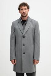 HUGO BOSS gyapjú kabát szürke, 50551117 - szürke 52