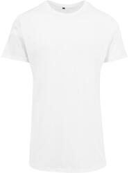 Build Your Brand Hosszított férfi póló - Fehér | 5XL (BY028-1000296184)