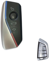  BMW smart 4 gombos kulcsház M design ezüst átalakító (BM000050)