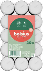 Bolsius Gyertya Bolsius, teamécses, 6 óra, fehér, csomag 30 db (STP012173622)