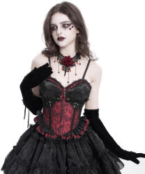 Devil Fashion corset de damă DEVIL FASHION - Gothic Rose - CST00802