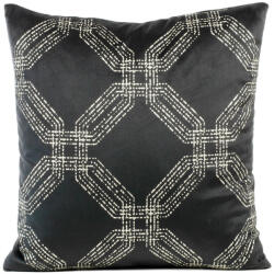 Takoy Bársony díszpárnahuzat BLINK 30 ezüst mintával