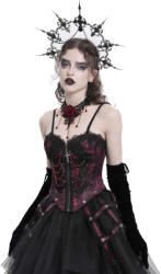 Devil Fashion Corset de damă DEVIL FASHION - Red Gothic - ECST00802