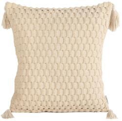 Takoy TERRA COLLECTION Díszpárnahuzat SEVILLE vastag pamut anyagból dekoratív bojtokkal díszítve-HF-406373