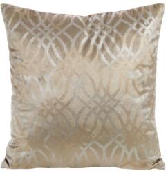 Takoy Bársony díszpárnahuzat ARETA boho stílusú ezüst-arany mintával
