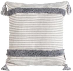 Takoy TERRA COLLECTION Díszpárnahuzat PALERMO vastag pamut anyagból bojtokkal díszítve