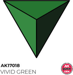 AK Interactive VIVID GREEN 18 ml - QUICK GEN (AK17018)