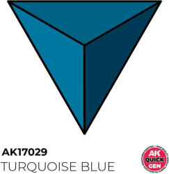 AK Interactive TURQUOISE BLUE 18 ml - QUICK GEN (AK17029)