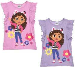 Netflix Gabi babaháza Flowers gyerek rövid póló, felső 3 év, 4 év, 6 év, 8 év