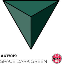AK Interactive SPACE DARK GREEN 18 ml - QUICK GEN (AK17019)