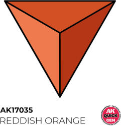 AK Interactive REDDISH ORANGE 18 ml - QUICK GEN (AK17035)