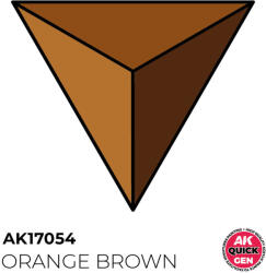 AK Interactive ORANGE BROWN 18 ml - QUICK GEN (AK17054)