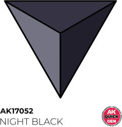 AK Interactive NIGHT BLACK 18 ml - QUICK GEN (AK17052)