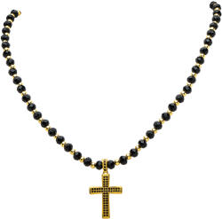ElectraStore Colier Handmade Cu Pandantiv Cruce Grace (C4195)